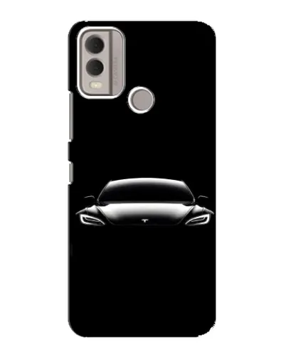 Чохол для Nokia C22 з картинкою «Фари Tesla Night» Чохол для Nokia C22 з картинкою «Фари Tesla Night»