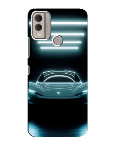 Чохол для Nokia C22 з картинкою «Tesla в неоні» Чохол для Nokia C22 з картинкою «Tesla в неоні»