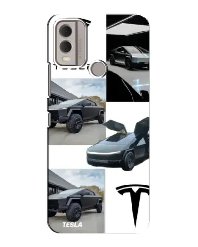 Чохол для Nokia C22 з картинкою «Колаж Cybertruck Tesla» Чохол для Nokia C22 з картинкою «Колаж Cybertruck Tesla»