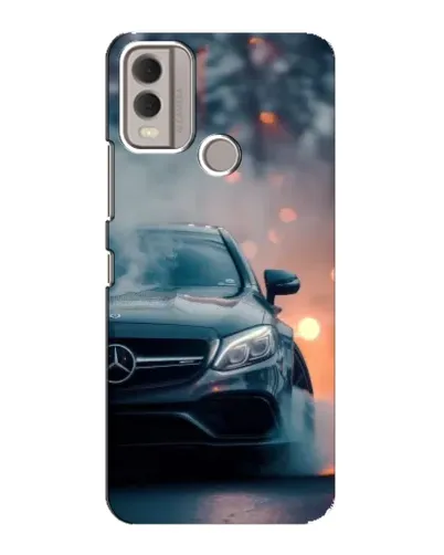 Чохол для Nokia C22 з картинкою «Mercedes — нічне місто» Чохол для Nokia C22 з картинкою «Mercedes — нічне місто»