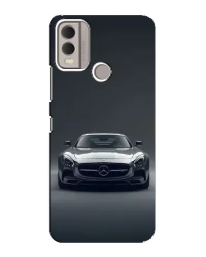 Чохол для Nokia C22 з картинкою «Mercedes на чорному» Чохол для Nokia C22 з картинкою «Mercedes на чорному»