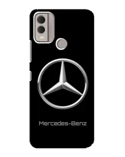 Чохол для Nokia C22 з картинкою «Mercedes Silver Logo»
