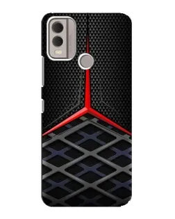 Чохол для Nokia C22 з картинкою «Mercedes Carbon Grid»