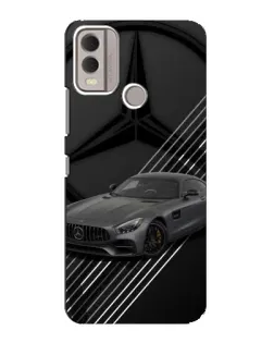 Чохол для Nokia C22 з картинкою «Mercedes AMG — графіка»