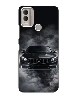 Чохол для Nokia C22 з картинкою «Mercedes у диму»