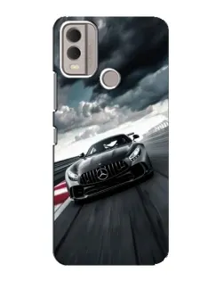 Чохол для Nokia C22 з картинкою «Гоночний Mercedes AMG»
