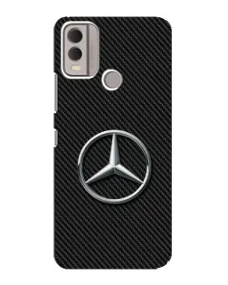 Чохол для Nokia C22 з картинкою «Карбоновий Mercedes стиль»