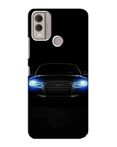 Чохол для Nokia C22 з картинкою «Audi в неоні» Чохол для Nokia C22 з картинкою «Audi в неоні»