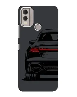 Чохол для Nokia C22 з картинкою «Задня частина Audi — арт»