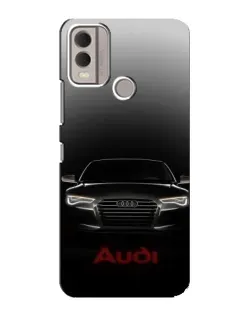 Чохол для Nokia C22 з картинкою «Audi — градієнтний контур»