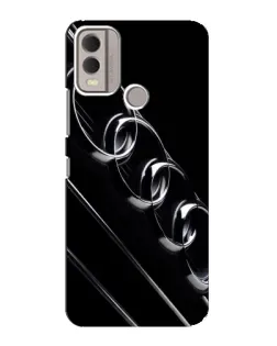 Чохол для Nokia C22 з картинкою «Audi — абстрактні кільця»