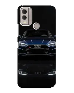 Чохол для Nokia C22 з картинкою «Audi — нічне відображення»