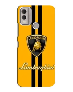 Чохол для Nokia C22 з картинкою «Lamborghini Stripe жовтий» Чохол для Nokia C22 з картинкою «Lamborghini Stripe жовтий»