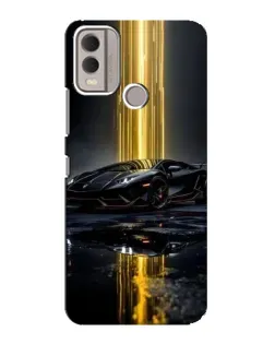 Чохол для Nokia C22 з картинкою «Нічний Lamborghini драйв»