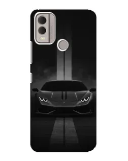 Чохол для Nokia C22 з картинкою «Lamborghini симетрія доріг»