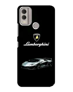 Чохол для Nokia C22 з картинкою «Логотип Lamborghini класика»