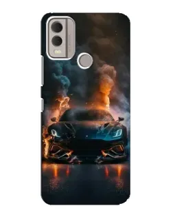 Чохол для Nokia C22 з картинкою «Lamborghini димна естетика»