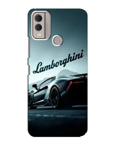 Чохол для Nokia C22 з картинкою «Класичний Lamborghini надпис»