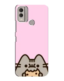 Чохол для Nokia C22 з картинкою «Pusheen та печиво» Чохол для Nokia C22 з картинкою «Pusheen та печиво»