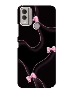 Чохол для Nokia C22 з картинкою «Рожеві стрічки»