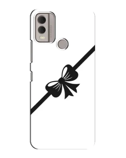 Чохол для Nokia C22 з картинкою «Діагональний бант»