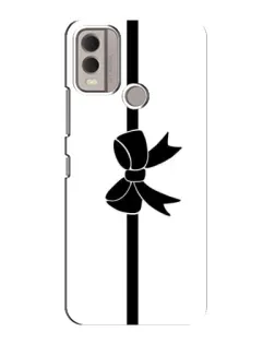 Чохол для Nokia C22 з картинкою «Вертикальний бант»