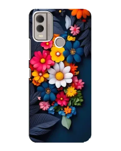 Чохол для Nokia C22 з картинкою «Квіткова феєрія»