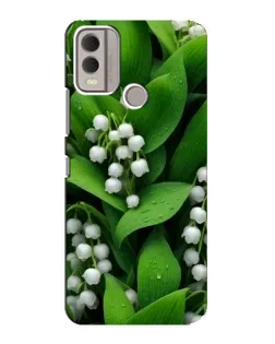 Чохол для Nokia C22 з картинкою «Конвалії в зелені»