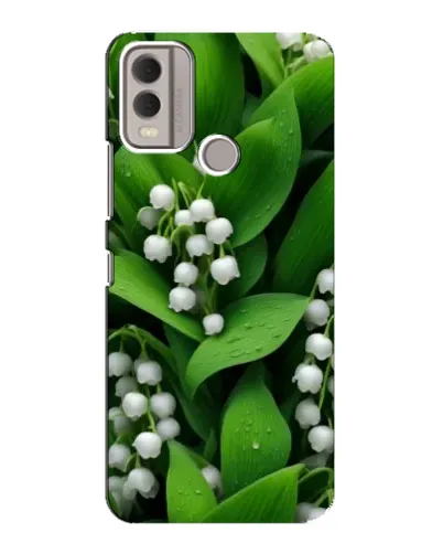 Чохол для Nokia C22 з картинкою «Конвалії в зелені»