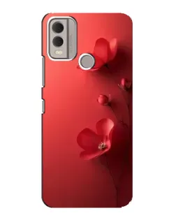 Чохол для Nokia C22 з картинкою «Макові суцвіття»