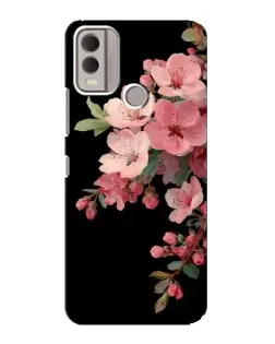 Чохол для Nokia C22 з картинкою «Рожева гілка сакури»