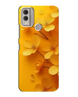 Чохол для Nokia C22 з картинкою «Золоті пелюстки»