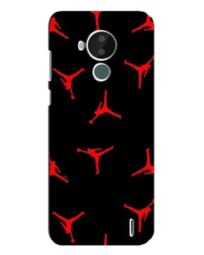Чохол для Nokia C30 з картинкою «Jordan Red Pattern» Чохол для Nokia C30 з картинкою «Jordan Red Pattern»