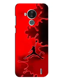 Чохол для Nokia C30 з картинкою «Jordan Red Smoke»