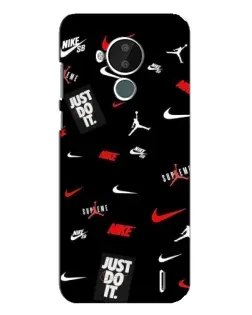 Чохол для Nokia C30 з картинкою «Nike Mix Pattern»
