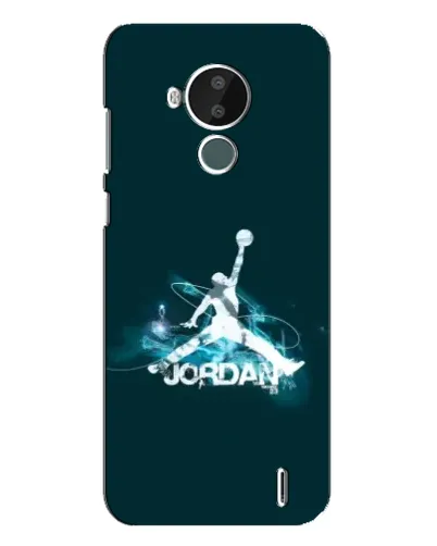 Чохол для Nokia C30 з картинкою «Jordan Blue Fire» Чохол для Nokia C30 з картинкою «Jordan Blue Fire»