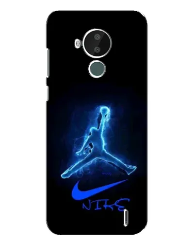 Чохол для Nokia C30 з картинкою «Jordan Neon Blue» Чохол для Nokia C30 з картинкою «Jordan Neon Blue»