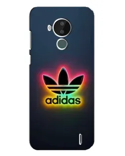 Чохол для Nokia C30 з картинкою «Неоновий Adidas»