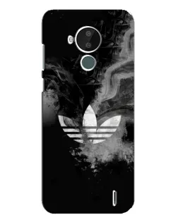 Чохол для Nokia C30 з картинкою «Абстрактний дим Adidas»