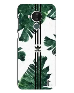 Чохол для Nokia C30 з картинкою «Пальмове листя адідас»