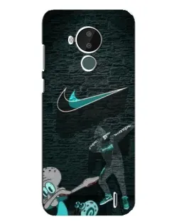 Чохол для Nokia C30 з картинкою «Спортивний арт Nike»