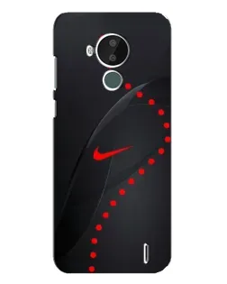 Чехол для Nokia C30 с картинкой «Абстрактный дизайн Nike»