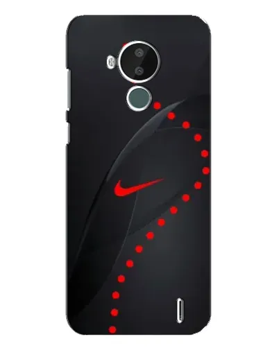 Чехол для Nokia C30 с картинкой «Абстрактный дизайн Nike»