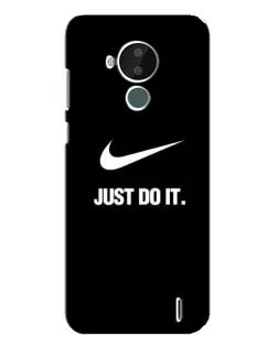 Чехол для Nokia C30 с картинкой «Классический принт Nike»