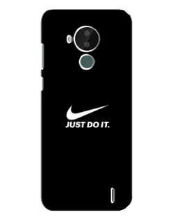 Чехол для Nokia C30 с картинкой «Минимализм от Nike»