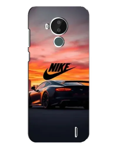 Чехол для Nokia C30 с картинкой «Nike и суперкар»