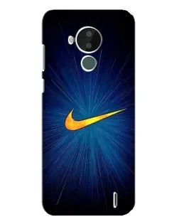 Чохол для Nokia C30 з картинкою «Синій пульс Nike»