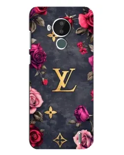 Чохол для Nokia C30 з картинкою «Квітковий Louis Vuitton»