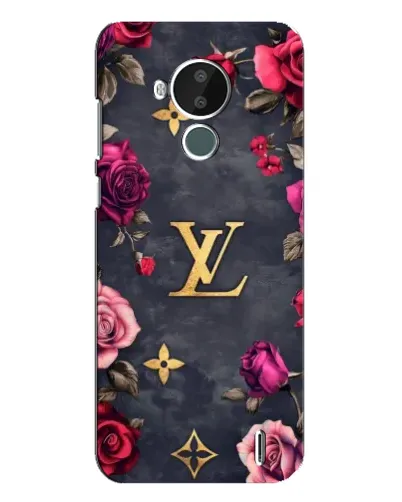Чохол для Nokia C30 з картинкою «Квітковий Louis Vuitton»