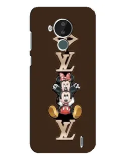 Чохол для Nokia C30 з картинкою «LV та Міккі Маус»